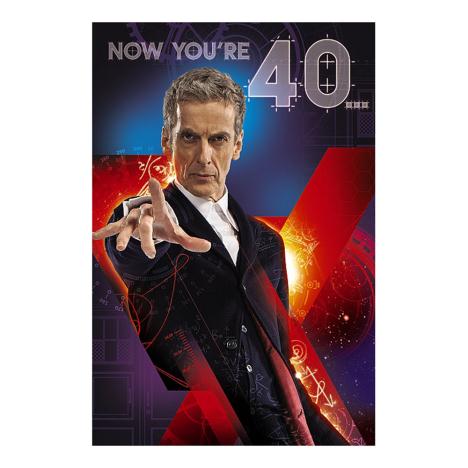 40th Birthday 3D Holographic Funny Doctor Who Card  £3.79