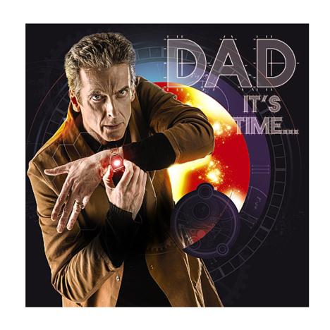 Dad Birthday 3D Holographic Doctor Who Card  £2.99
