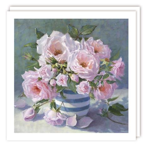 Watercolour Floral Vase Greetings Card   £1.85