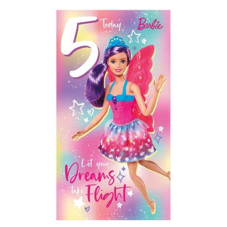 5 Today Barbie 5th Birthday Card  £2.10