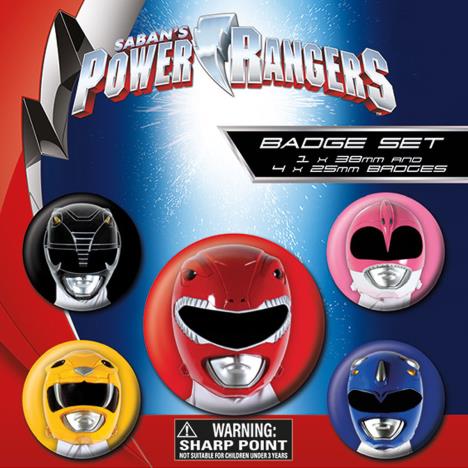 Power Rangers Badge Pack  £2.99