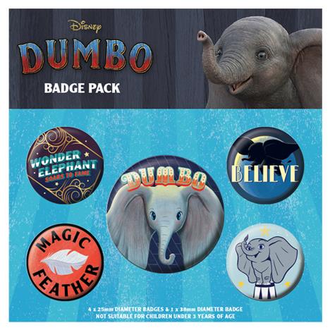 Disney Dumbo Movie Badge Pack  £2.99