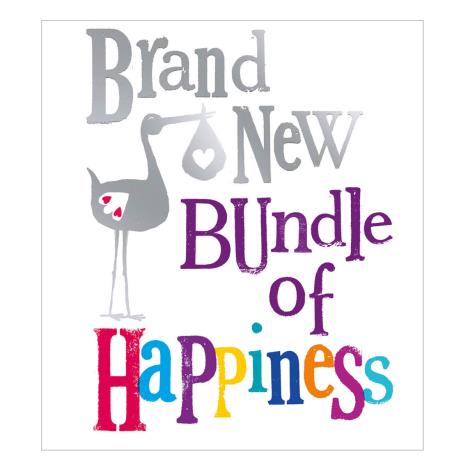 New Bundle Of Happiness The Bright Side New Baby Card  £2.10