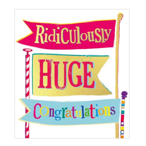 Ridiculously Huge Congratulations The Bright Side Card  £2.10