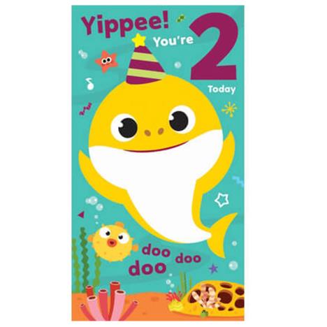 2 Today Baby Shark 2nd Birthday Card  £2.45