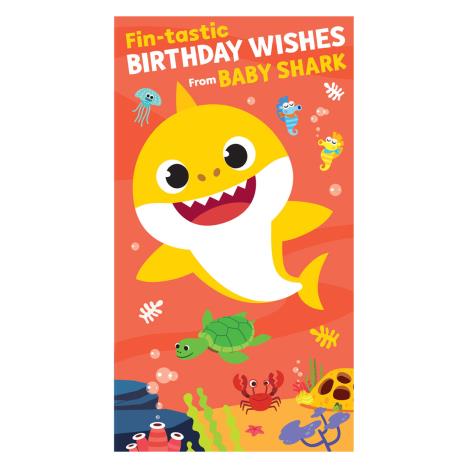 Fin-Tastic Wishes Baby Shark Birthday Card (BS031) - Character Brands