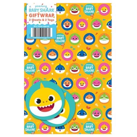 Baby Shark Gift Wrap & Tags  £2.20