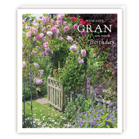 Floral Garden Gran Birthday Card   £2.95