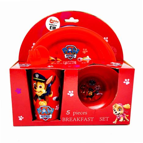 Paw Patrol 5 Piece Breakfast Set  £3.99