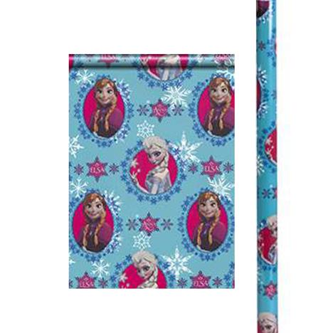 Disney Frozen Anna & Elsa Blue 2m Roll Wrap  £0.99