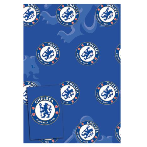 Chelsea FC Gift Wrap & Tags  £2.20