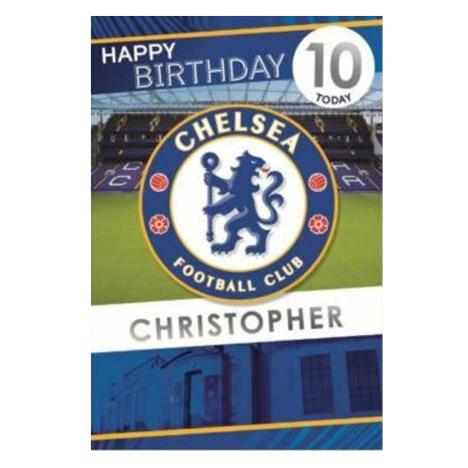 Personalisable Chelsea FC Birthday Card with Stickers  £2.69