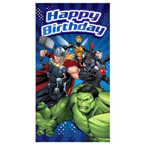 Happy Birthday Marvel Avengers Heroes Card  £0.99