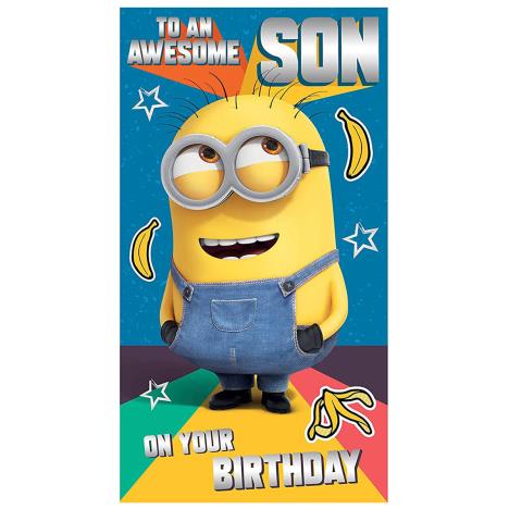 Awesome Son Minion Birthday Card  £2.10