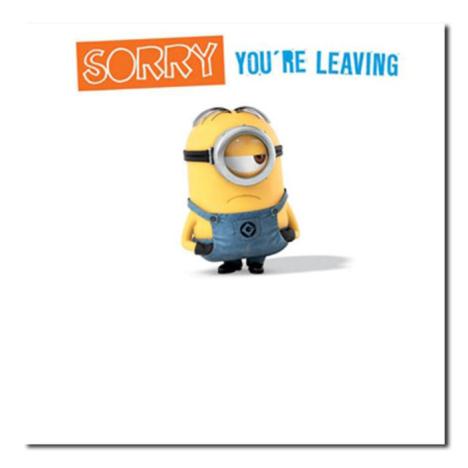 Sorry You Are Leaving Minions Card  £3.40