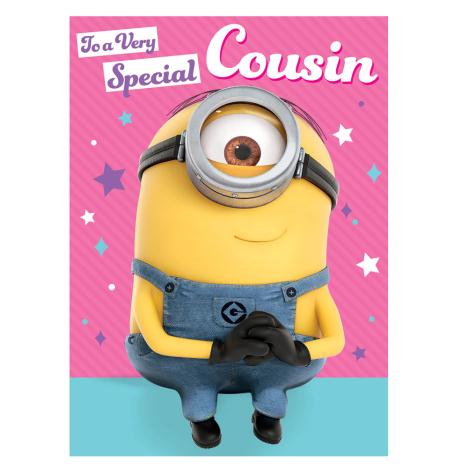 Special Cousin Minions Birthday Card  £1.75