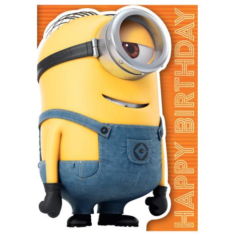 Despicable Me 3 Minions Large Birthday Card (DE080) - Character Brands