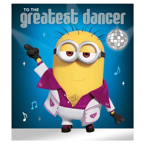 Greatest Dancer Minions Birthday Card  £2.45