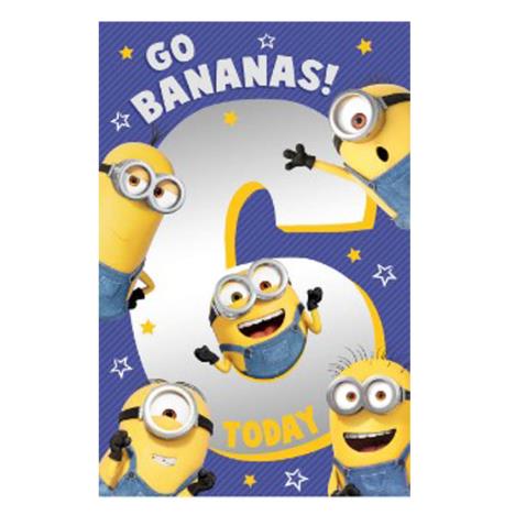 Go Bananas! Minions 6th Birthday Card  £1.99