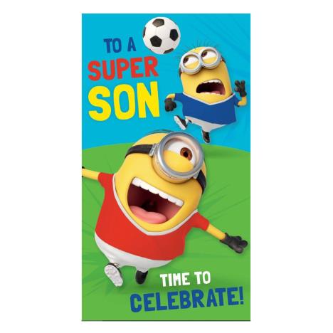 Super Son Minions Birthday Card  £2.45