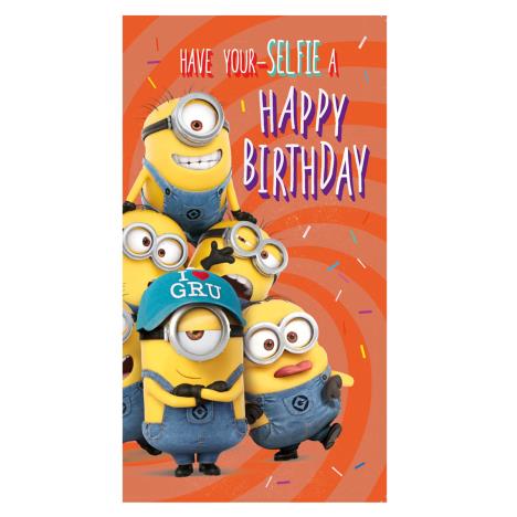 Stacked Minions Birthday Card  £2.10