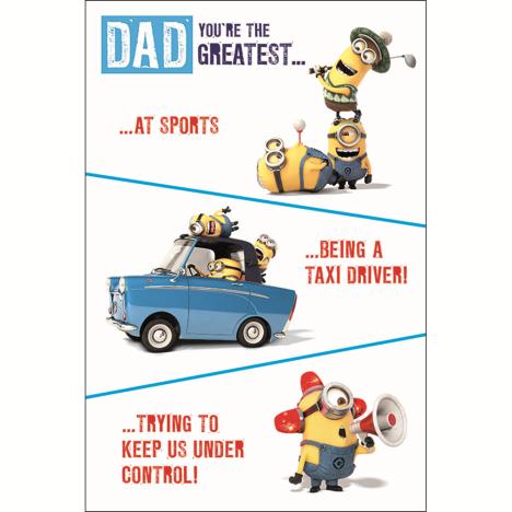 Greatest Dad Minions Funny Fathers Day Card  £2.40