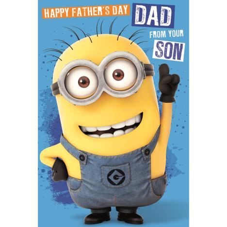 Dad From Your Son Minions Fathers Day Card  £2.40