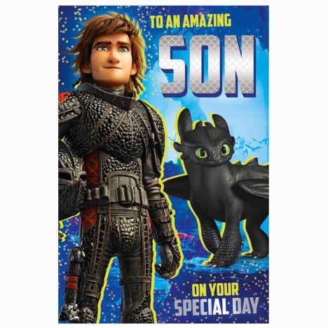 How to Train your Dragon Son Birthday Card  £2.39