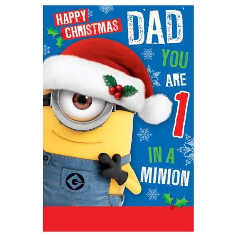 Minions Dad Christmas Card  £2.39