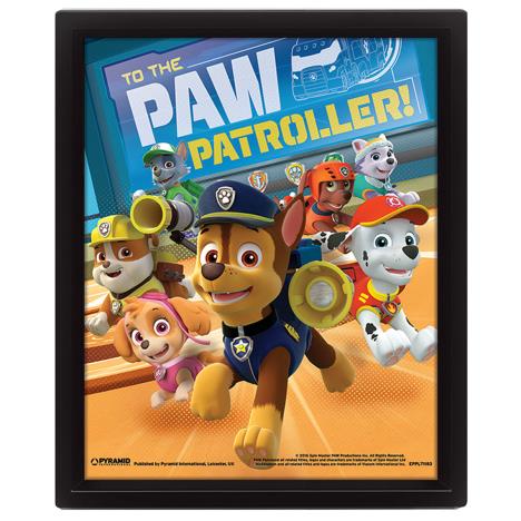 3D Paw Patrol Collectors Limited Edition Framed Picture  £9.99