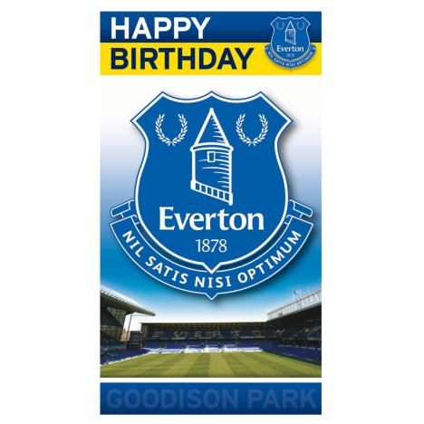 Happy Birthday Everton FC Birthday Card (EV001-2) - Character Brands