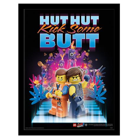 The Lego Movie Hut Hut Framed Print  £14.99