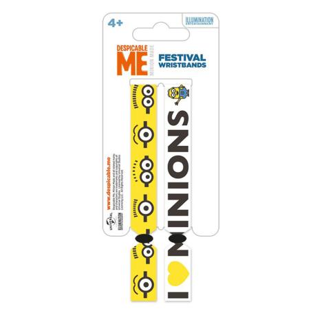 Minions Festival Wristbands 2 Pack  £3.49
