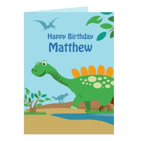 Personalised Dinosaur Card False £2.99