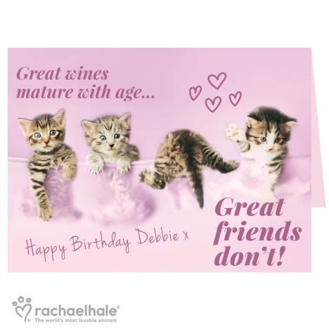 Personalised Rachael Hale Great Friends Card   £3.99