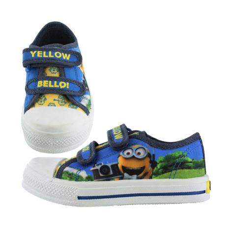 Minions Yellow Bello Kids Canvas Plimsoll Trainers  £13.99