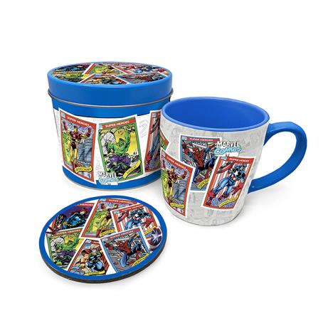 Marvel Retro Collectors Cards Mug & Coaster in Tin  £9.99