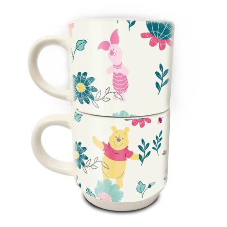 Winnie The Pooh Friends Stackable Forever Mugs Set  £11.99