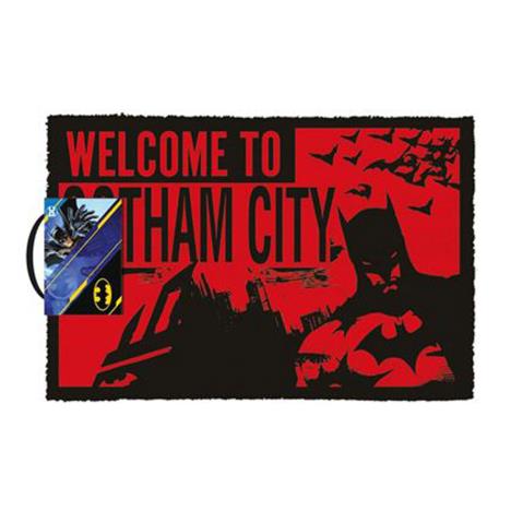 Batman Red Welcome to Gotham Doormat  £14.99