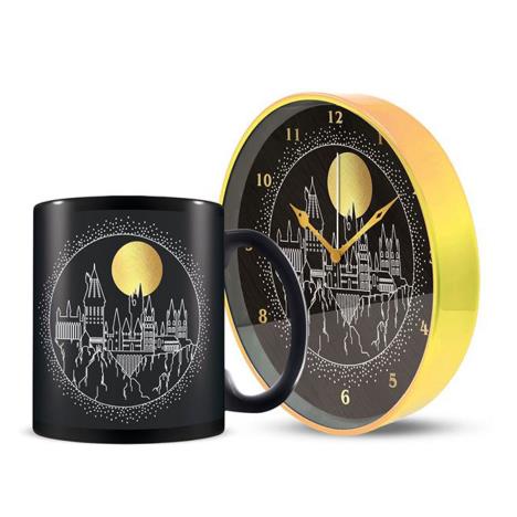 Harry Potter Golden Moon Hogwarts Mug & Clock Gift Set  £19.99