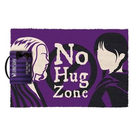 Wednesday No Hug Zone Doormat  £14.99