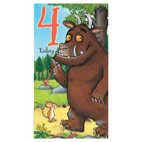 4 Today The Gruffalo 4th Birthday Card  £2.45