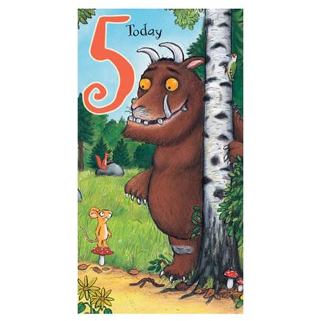 5 Today The Gruffalo 5th Birthday Card  £2.45