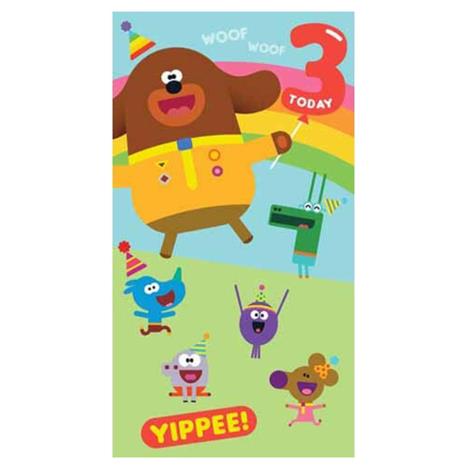 Hey Duggee 3 Today Birthday Card  £2.10