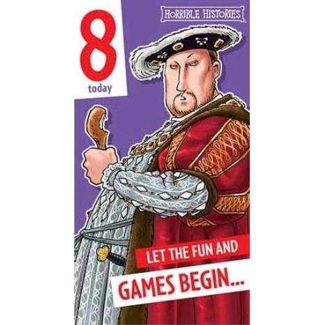 8 Today Horrible Histories 8th Birthday Card  £2.10