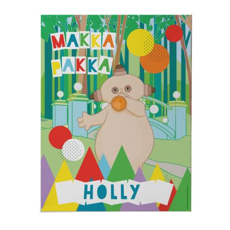 Personalised Makka Pakka Canvas Print  £14.99