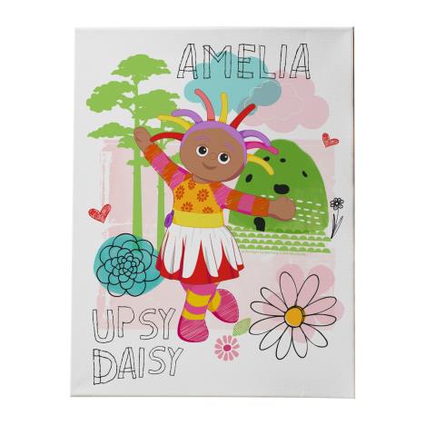 Personalised Upsy Daisy Canvas Print  £14.99