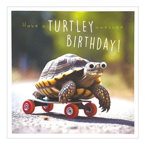 Turtley Awesome Birthday Card   £2.09