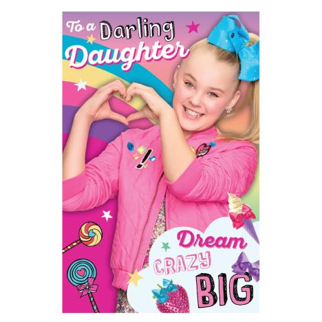 JoJo Siwa Daughter Birthday Card with Sticker Sheet  £2.39