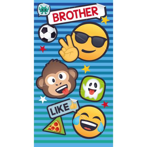 Brother Joy Pixels Emoji Birthday Card  £2.45